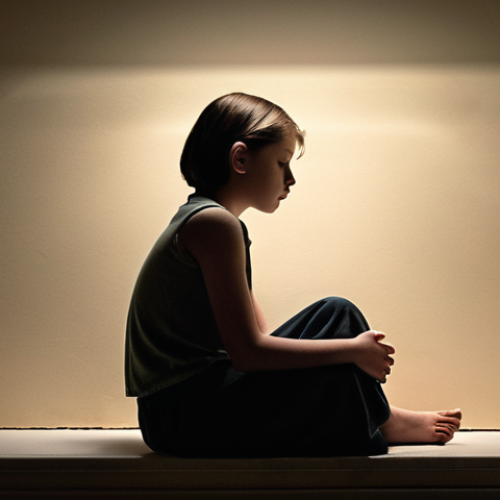 Home 14 **Image 1 Prompt:** A solitary figure (subtly female) sits in deep contemplation, eyes closed or gazing softly into the distance, amidst a gentle, diffused light. Around her, faint, dreamlike echoes of her younger selves (as a child, a teenager) emerge from the shadows, not as accusing figures but as silent, observed memories. The atmosphere is one of profound introspection, an initial act of listening to the past without judgment, transitioning from a sense of past struggle to budding understanding and empathy for oneself. Soft focus, warm, muted tones, evoking a sense of quiet discovery.