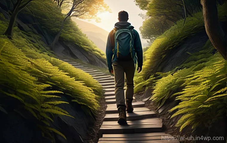 과거 자아 화해의 변화와 성장 - **Prompt:** A diverse person in their late 20s, wearing modest, comfortable everyday clothing (like ...