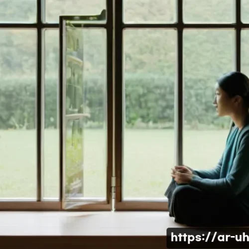 과거 자아 화해에서 겪는 갈등과 해결 - **Prompt 1: Echoes of Healing**
    A person, in their late twenties, dressed in modest, comfortable...