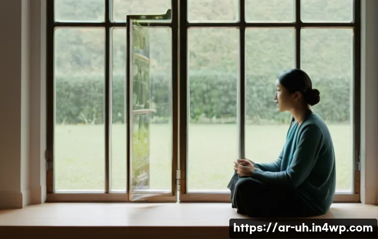 과거 자아 화해에서 겪는 갈등과 해결 - **Prompt 1: Echoes of Healing**
A person, in their late twenties, dressed in modest, comfortable...